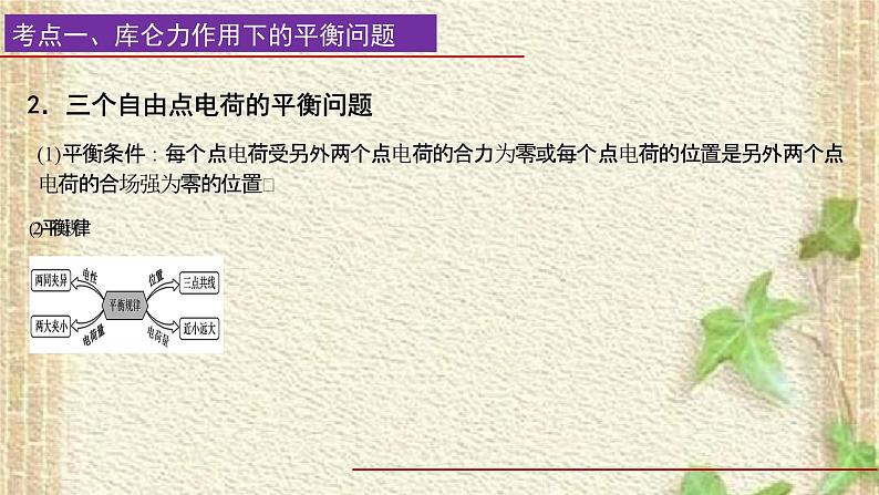 2022-2023年高考物理一轮复习 静电场（1）课件第3页