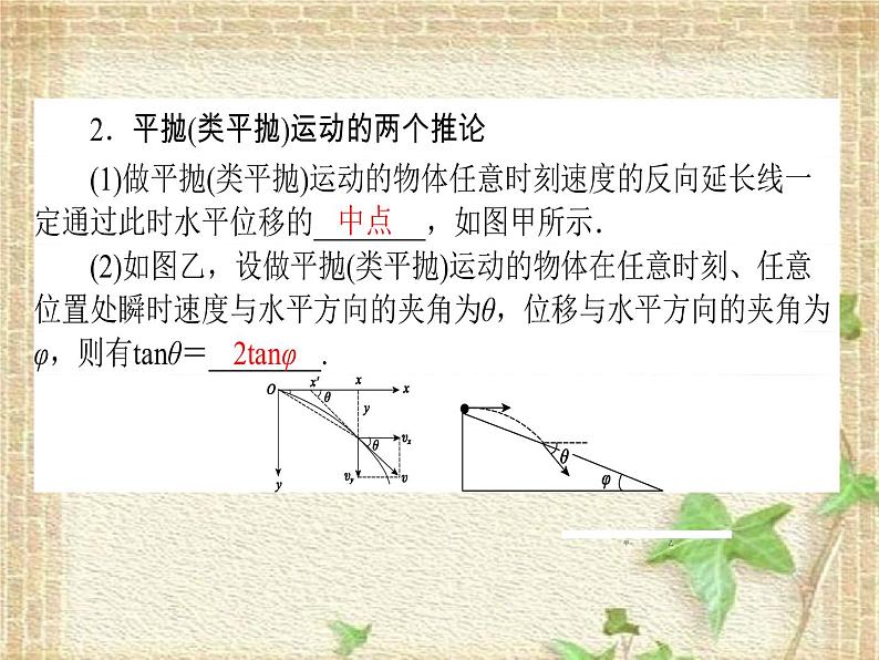 2022-2023年高考物理一轮复习 抛体运动与圆周运动课件第4页