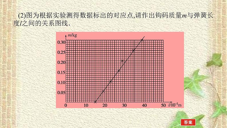 2022-2023年高考物理一轮复习 实验二 探究弹力和弹簧伸长的关系课件04