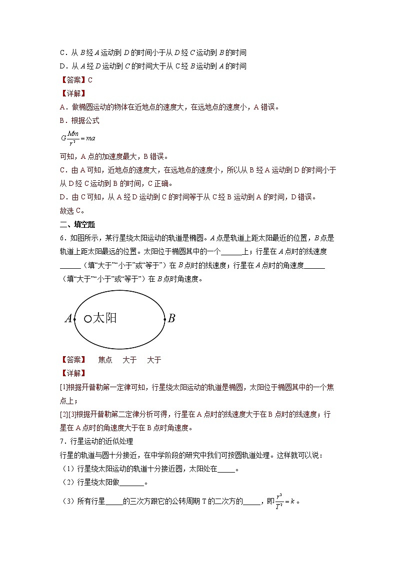 【沪科版】物理必修二 6.1 《行星的运动》（课件+同步练习）03