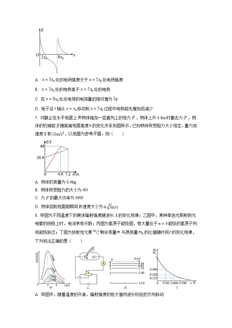 2023届湖南省高三一轮复习联考物理试题（四）（word版）03