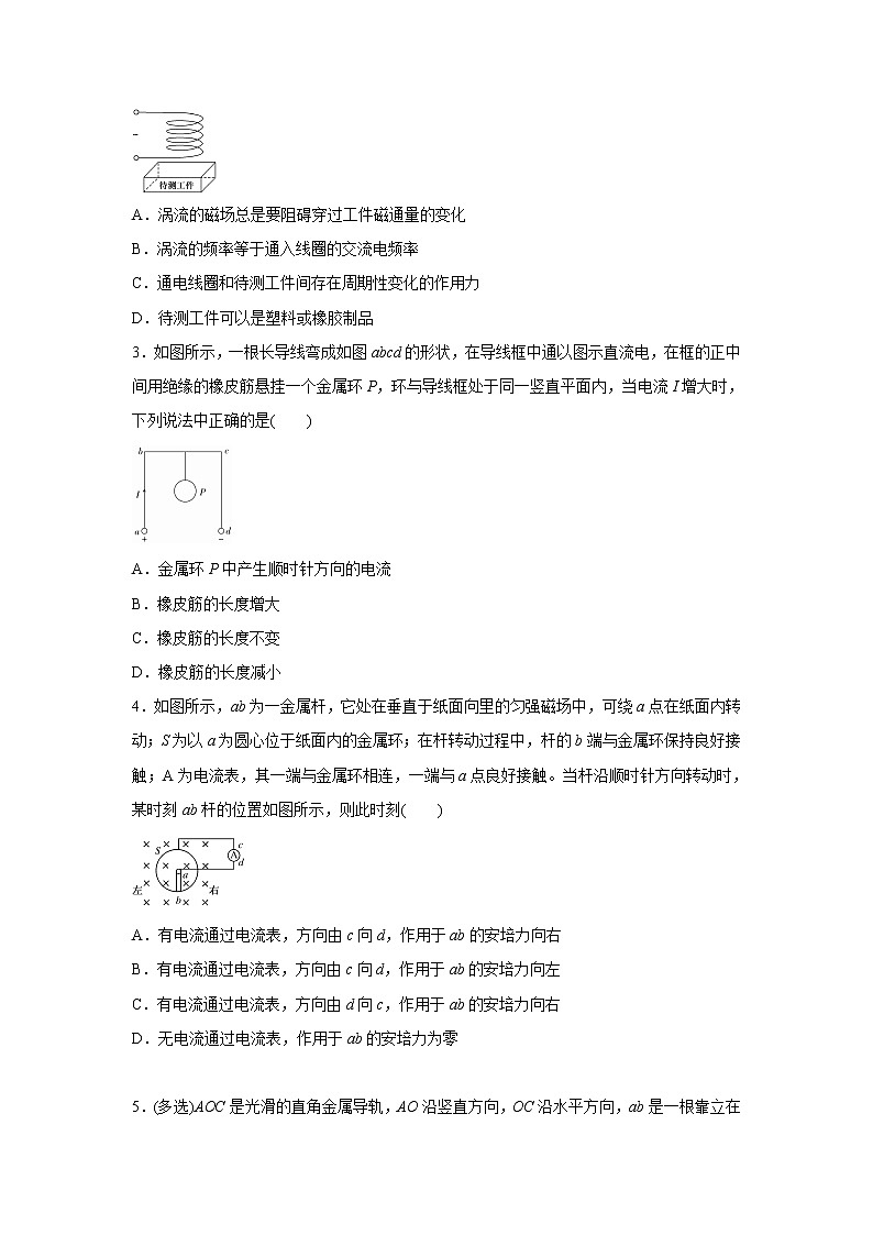 高中物理高考   2021届小题必练23 电磁感应定律　楞次定律 学生版第3页