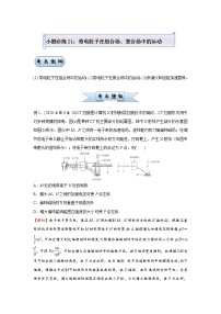 高中物理高考  2021届小题必练21 带电粒子在组合场、复合场中的运动 教师版