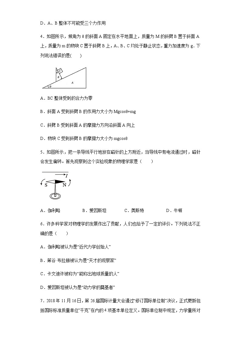 高中物理高考 (二轮复习 名师经验)20物理常识-2021高考备考绝密题型专项突破题集（原卷版）第2页