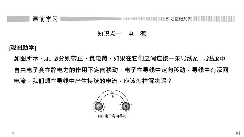 新课标高中物理：第1节 电源和电流课件PPT第5页
