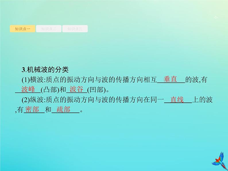 高中物理高考 2020届高考物理一轮复习基次17机械波课件新人教版第3页