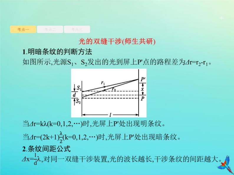 高中物理高考 2020届高考物理一轮复习基次34光的干涉衍射和偏振现象课件新人教版-教习网|课件下载