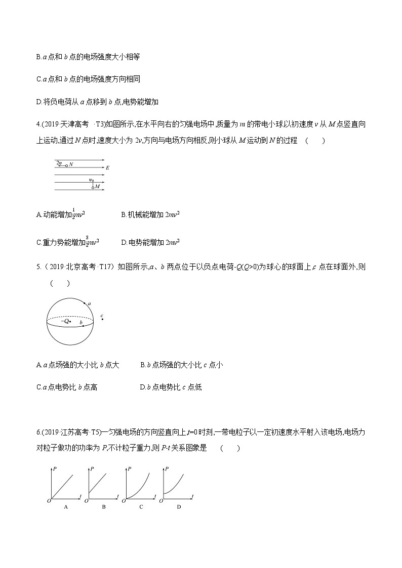 高中物理高考 2020年高考物理冲破高分瓶颈考前必破 破（19）电场及带电粒子在电场中的运动选择题猜押练第2页