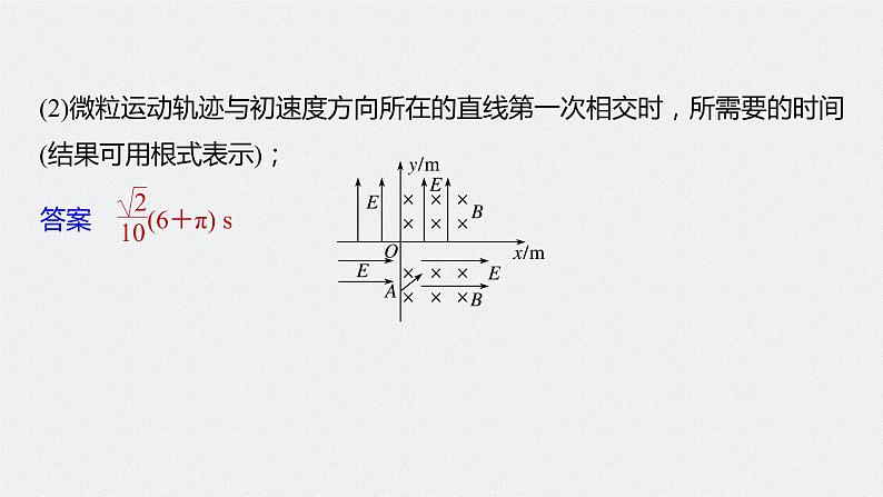 高中物理高考 2022年高考物理一轮复习 第10章 专题强化22 带电粒子在叠加场和交变电、磁场中的运动课件PPT08