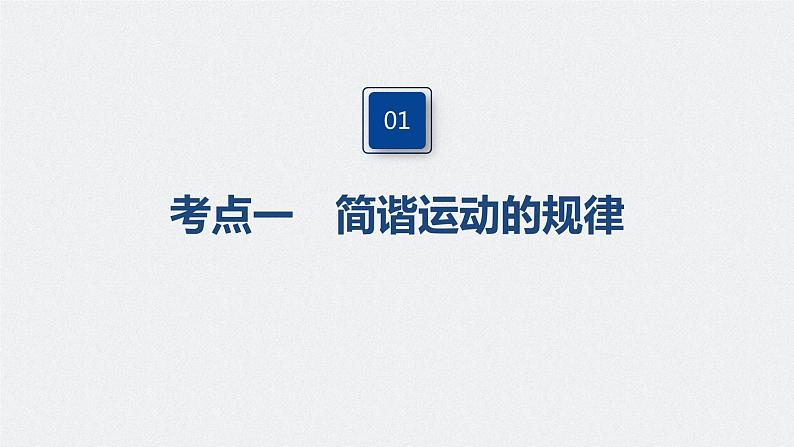 高中物理高考 2022年高考物理一轮复习 第15章 第1讲 机械振动课件PPT04