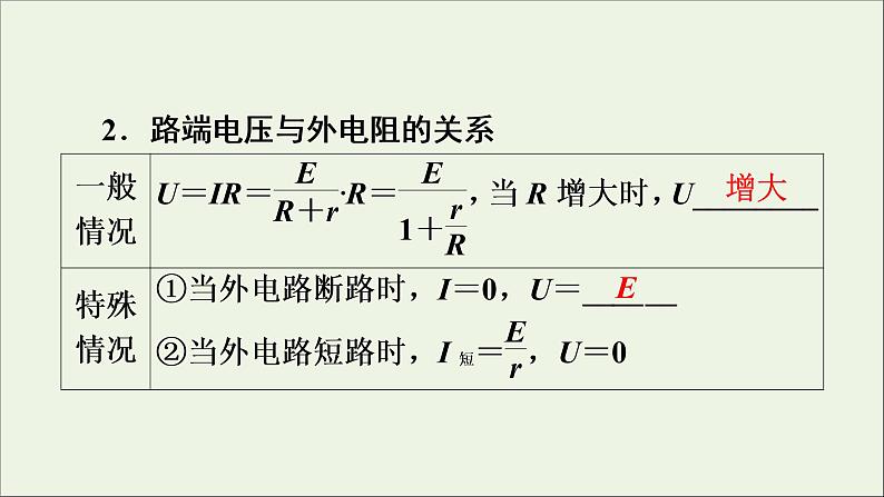 高中物理高考 2020年物理高考大一轮复习第8章恒定电流第24讲电路闭合电路的欧姆定律课件第7页