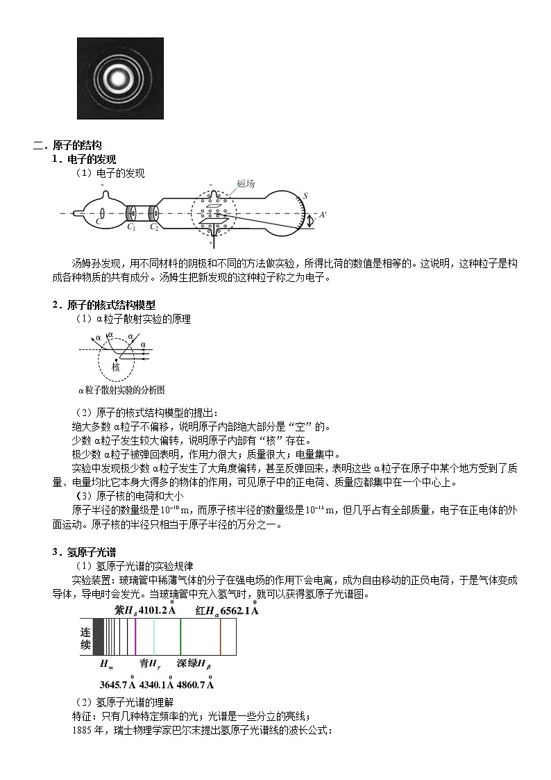 高中物理高考 2023届高考物理一轮复习 第31讲 原子物理 试卷03