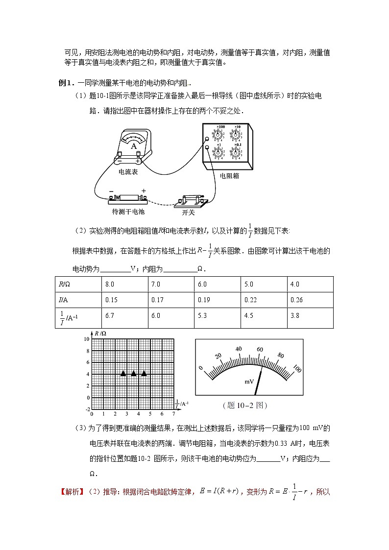 高中物理高考 第1讲 安阻法—2021年高考物理实验方法大全（解析版）第2页