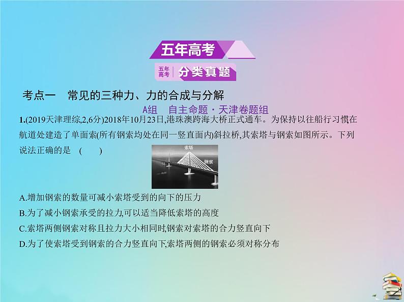 高中物理高考 2020届高考物理一轮复习专题二相互作用课件第2页