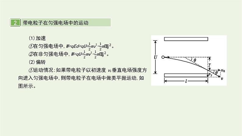 高中物理高考 2020年高考物理一轮复习第九单元静电场第3讲电容器带电粒子在电场中的运动课件新人教版07