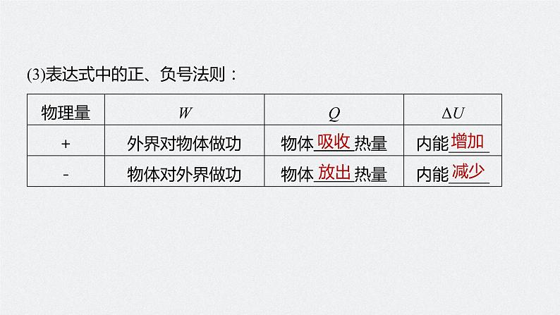 高中物理高考 2022年高考物理一轮复习（新高考版1(津鲁琼辽鄂)适用） 第15章 第3讲 热力学定律与能量守恒定律课件PPT第6页