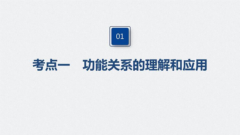 高中物理高考 2022年高考物理一轮复习（新高考版2(粤冀渝湘)适用） 第6章 第4讲 功能关系 能量守恒定律课件PPT第4页