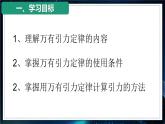 【沪科版】物理必修二 6.2 《万有引力定律》（课件+同步练习）