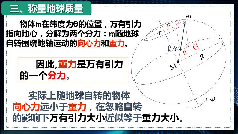 6.3.1 万有引力定律的应用 第7页