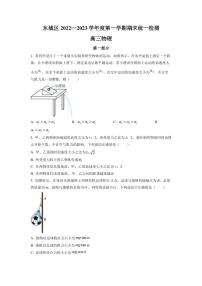 2022-2023学年北京市东城区高三上学期期末考试物理试题 PDF版