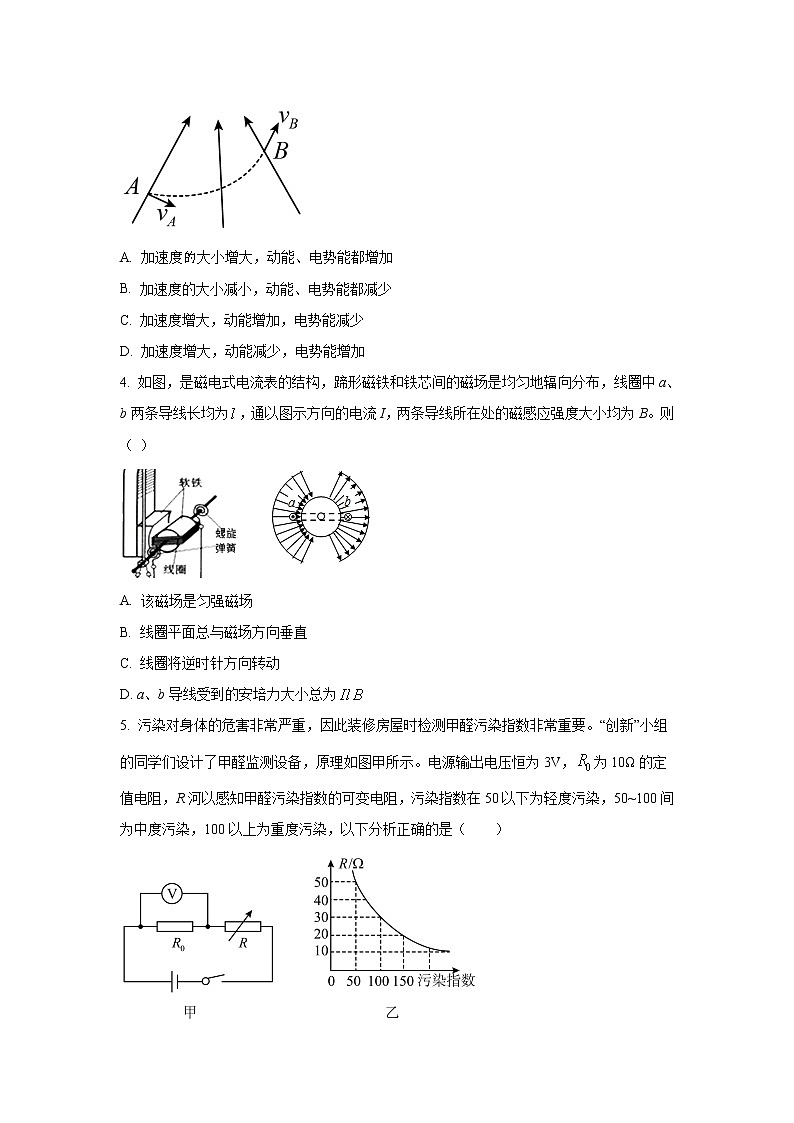 2022-2023学年四川省简阳市阳安中学高二12月月考物理试题（Word版）02