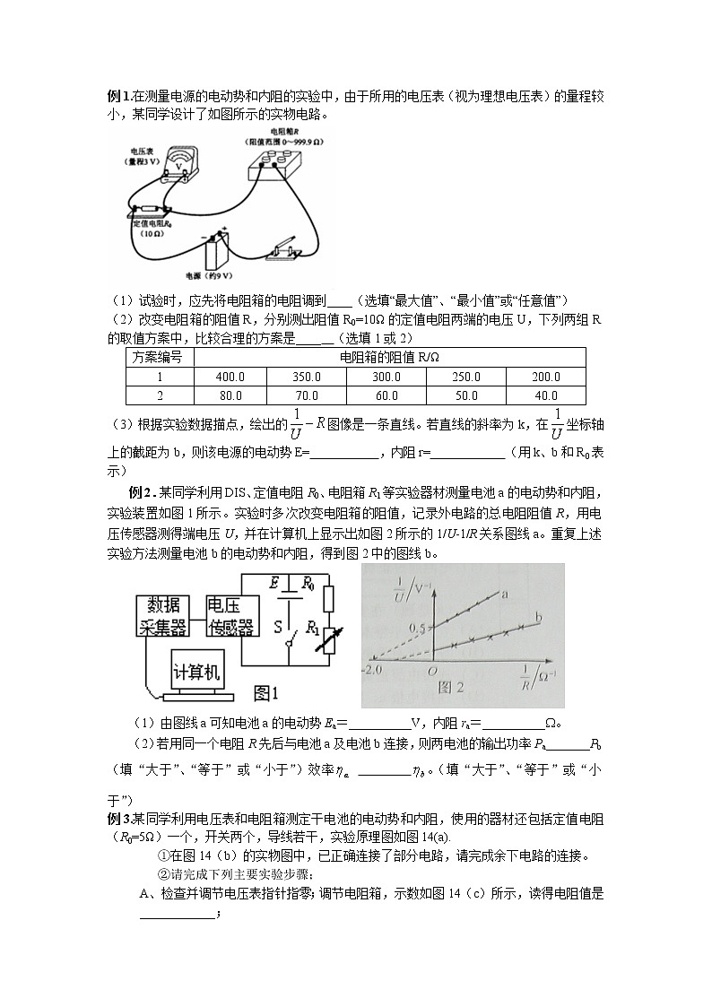 高中物理高考 第6讲 伏阻法—2021年高考物理实验方法大全（原卷版）第2页