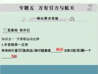 高中物理高考 高考物理一轮复习专题课件 专题5+万有引力与航天（全国通用）