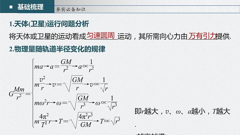 高中物理高考 第5章 第2讲　人造卫星　宇宙速度    2023年高考物理一轮复习(新高考新教材) 课件PPT05