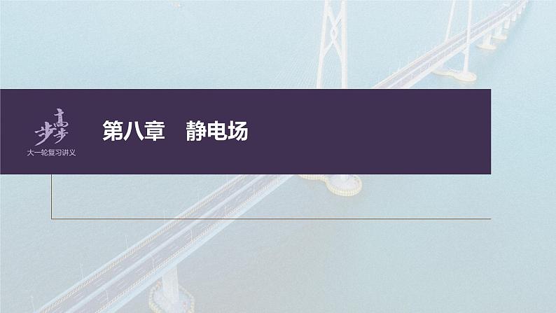 高中物理高考 第8章 第3讲　电容器　实验 观察电容器的充、放电现象 带电粒子在电场中的直线运动    2023年高考物理一轮复习(新高考新教材) 课件PPT第1页