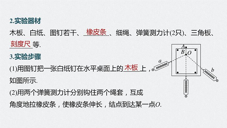 高中物理高考 第2章 实验3　探究两个互成角度的力的合成规律    2023年高考物理一轮复习(新高考新教材) 课件PPT第6页