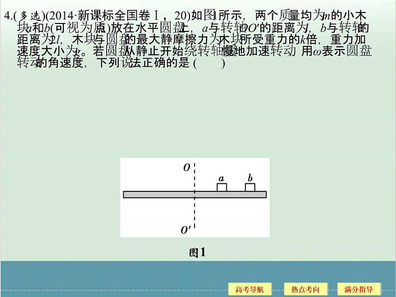 高中物理高考 高考物理二轮复习专题专讲课件 第3讲+力与运动（三）（全国通用）07