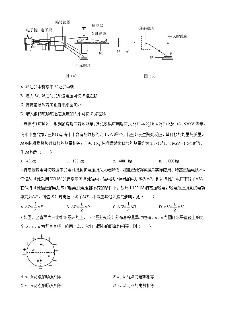 高中物理高考 精品解析 2020年全国高考物理试题（新课标Ⅱ）（原卷版）02
