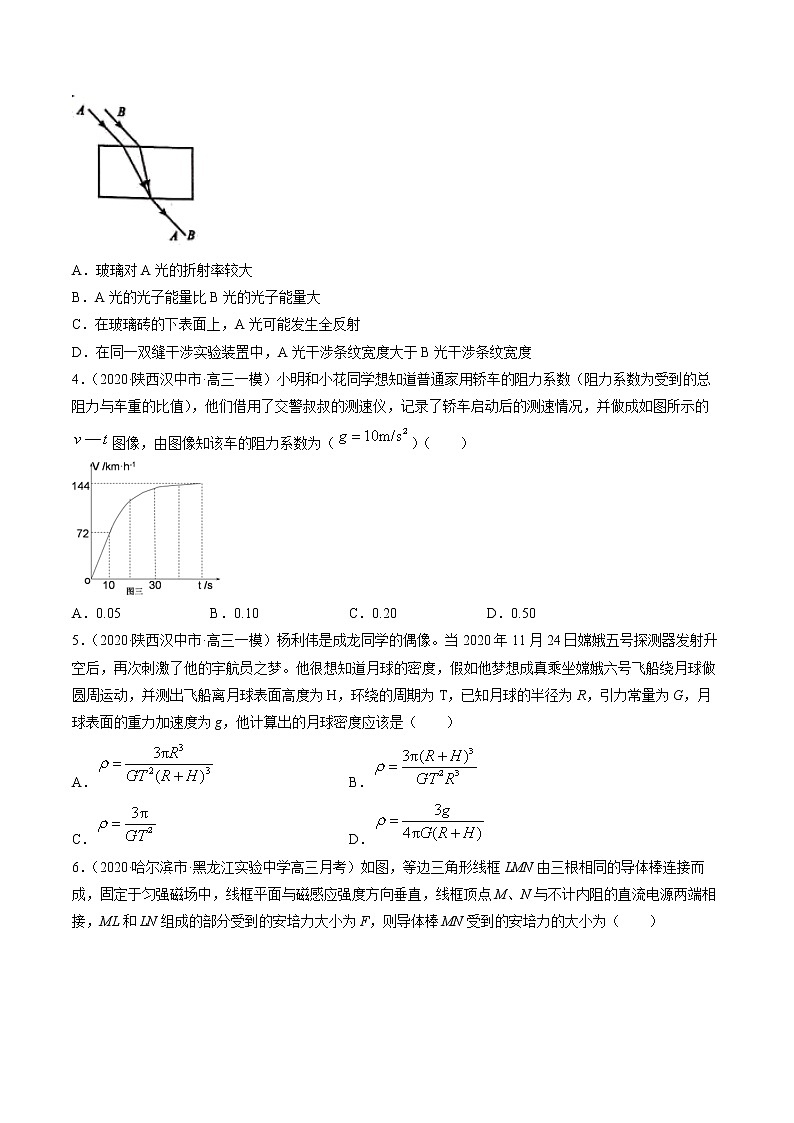高中物理高考 卷3-备战2021年高考物理【名校、地市好题必刷】全真模拟卷（新高考专用）·1月卷（原卷版）第2页