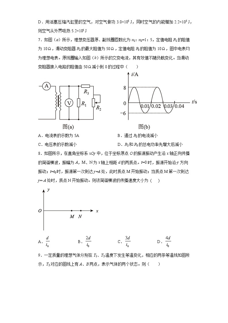 高中物理高考 卷4-2021年决胜高考物理模考冲刺卷（江苏专用）（原卷版）第3页