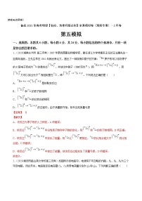 高中物理高考 卷5-备战2021年高考物理【名校地市好题必刷】全真模拟卷（湖南专用）·2月卷（解析版）