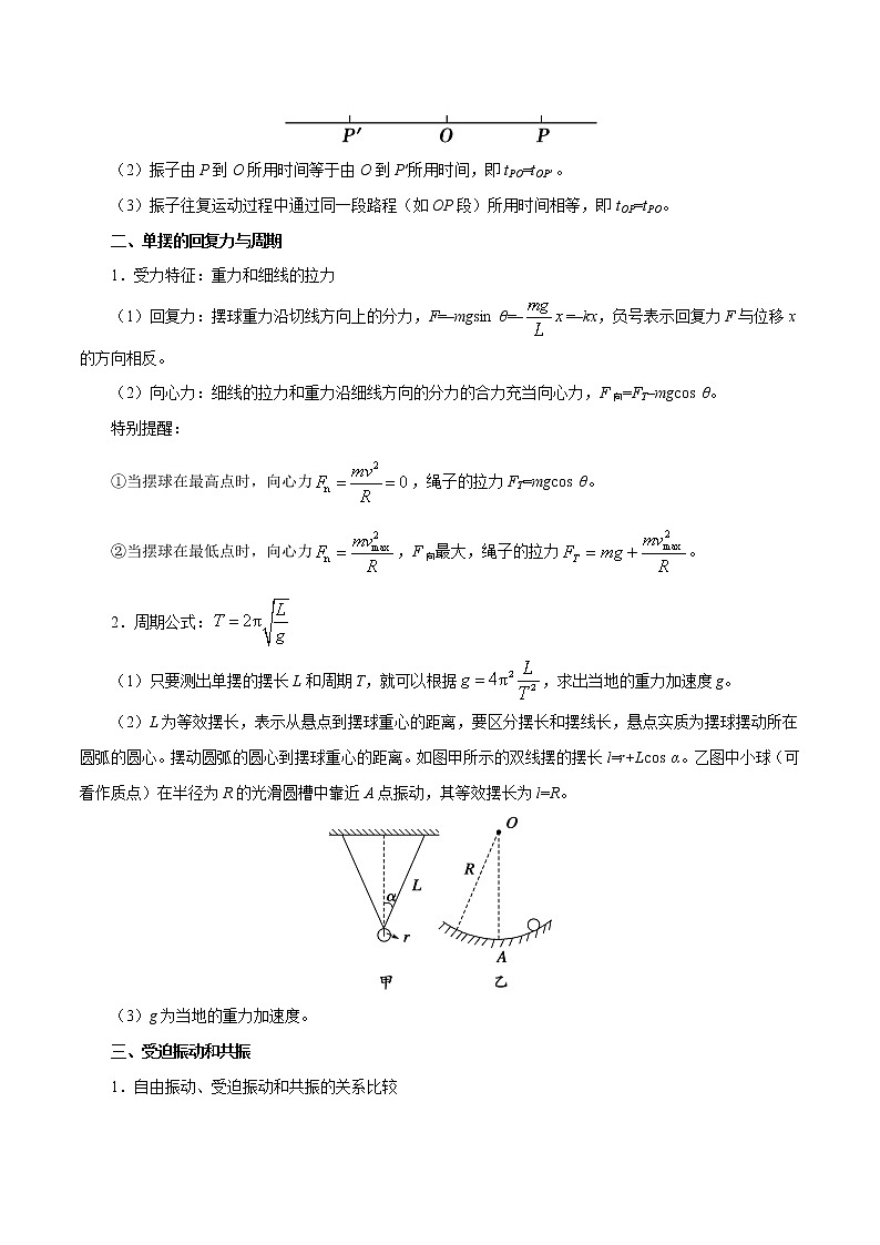 高中物理高考 考点63 机械振动——备战2021年高考物理考点一遍过 试卷02