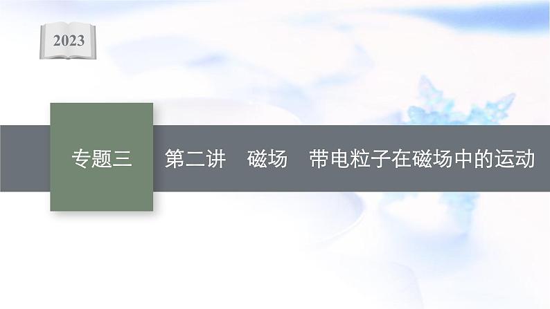 2023届高考物理二轮复习专题3第2讲磁场带电粒子在磁场中的运动课件01