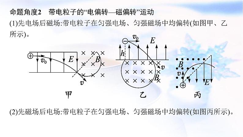 2023届高考物理二轮复习专题3第3讲带电粒子在复合场中的运动课件第7页