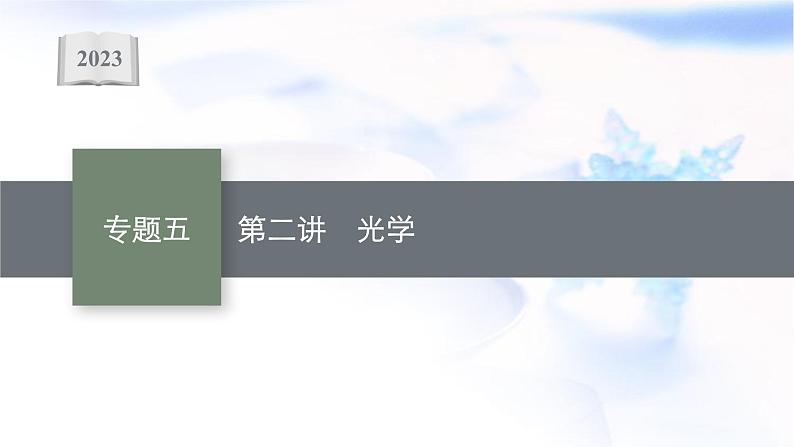 2023届高考物理二轮复习专题5第2讲光学课件01