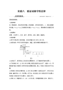 高中物理高考 实验八 验证动量守恒定律