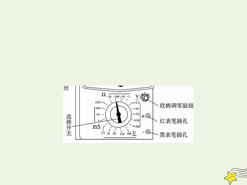 高中物理高考 新课标2020高考物理一轮复习8 6练习使用多用表课件新人教版04