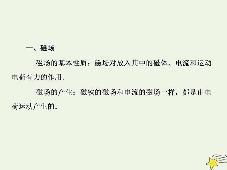 高中物理高考 新课标2020高考物理一轮复习9 1磁感应强度和安培力课件新人教版第5页