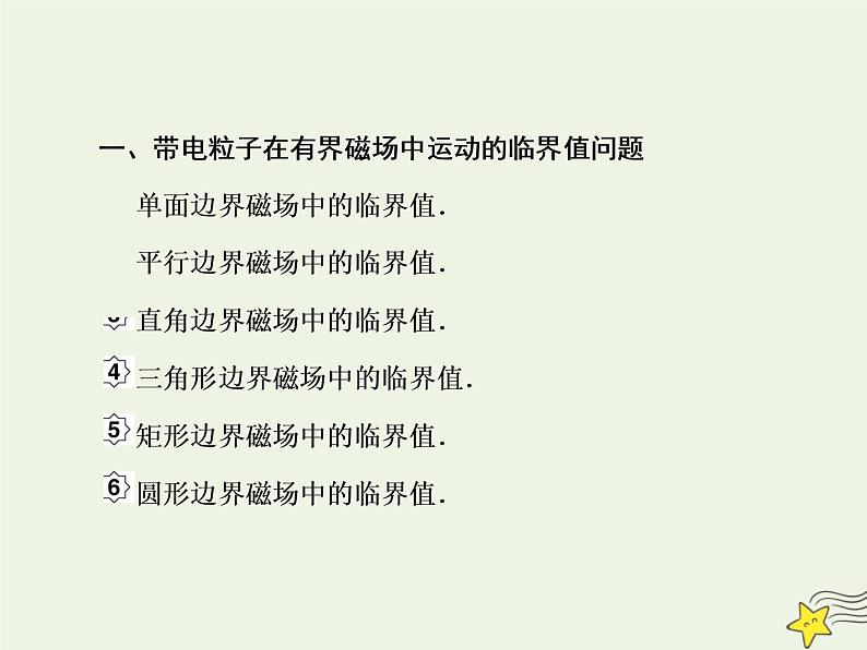 高中物理高考 新课标2020高考物理一轮复习9 3带电粒子在磁场中的临界和多解专题课件新人教版03