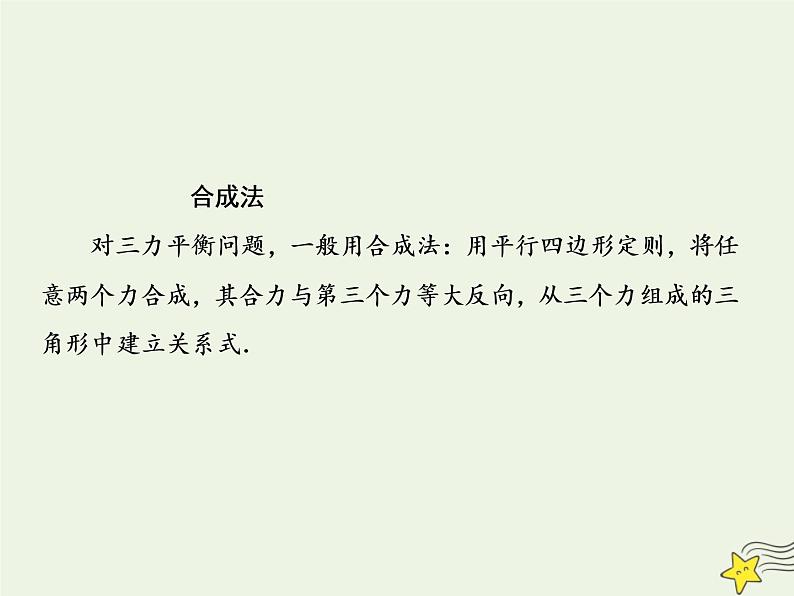 高中物理高考 新课标2020高考物理一轮复习单元综合专题二求解平衡问题的八种方法课件新人教版05