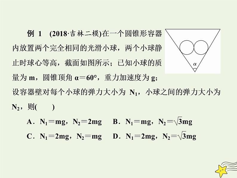 高中物理高考 新课标2020高考物理一轮复习单元综合专题二求解平衡问题的八种方法课件新人教版06