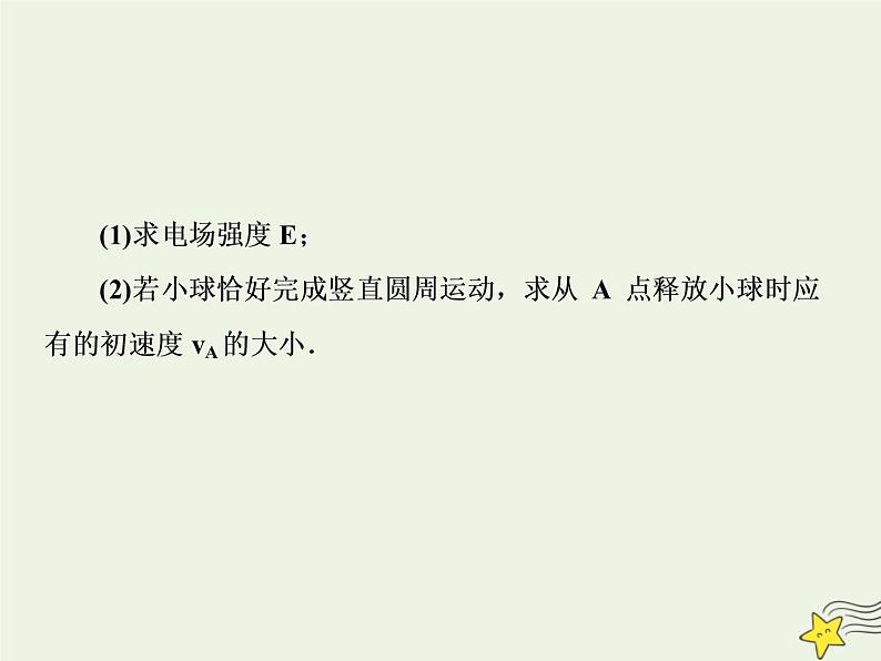 高中物理高考 新课标2020高考物理一轮复习单元综合专题七带电粒子在电场中的运动课件新人教版06