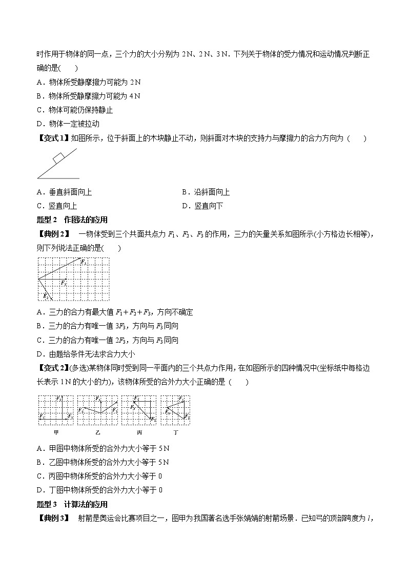 高中物理高考 专题（06）力的合成与分解（原卷版）第2页