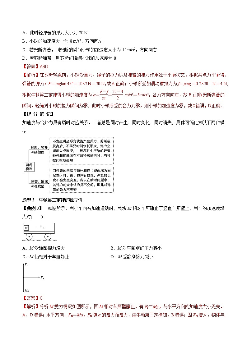 高中物理高考 专题（11）牛顿第二定律及应用（解析版）03