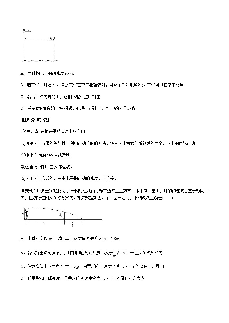 高中物理高考 专题（16）抛体运动（原卷版）第3页