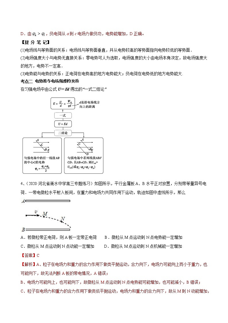高中物理高考 专题（32）电场能的性质（解析版）03